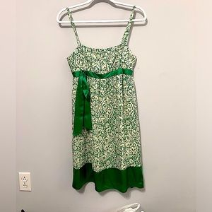 Lilly Pulitzer Vintage Dress Sz 4 with green sash